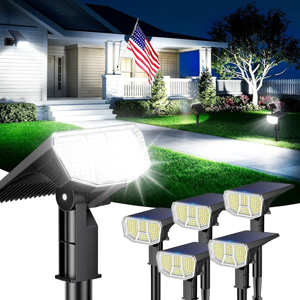 Letmy 104-LED Solar Spotlights