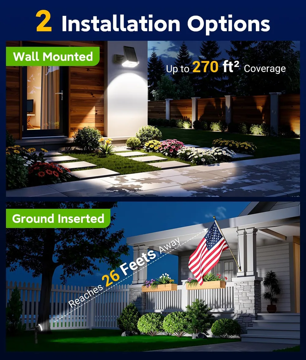 Letmy 14-LED Solar Spot Lights — view 4