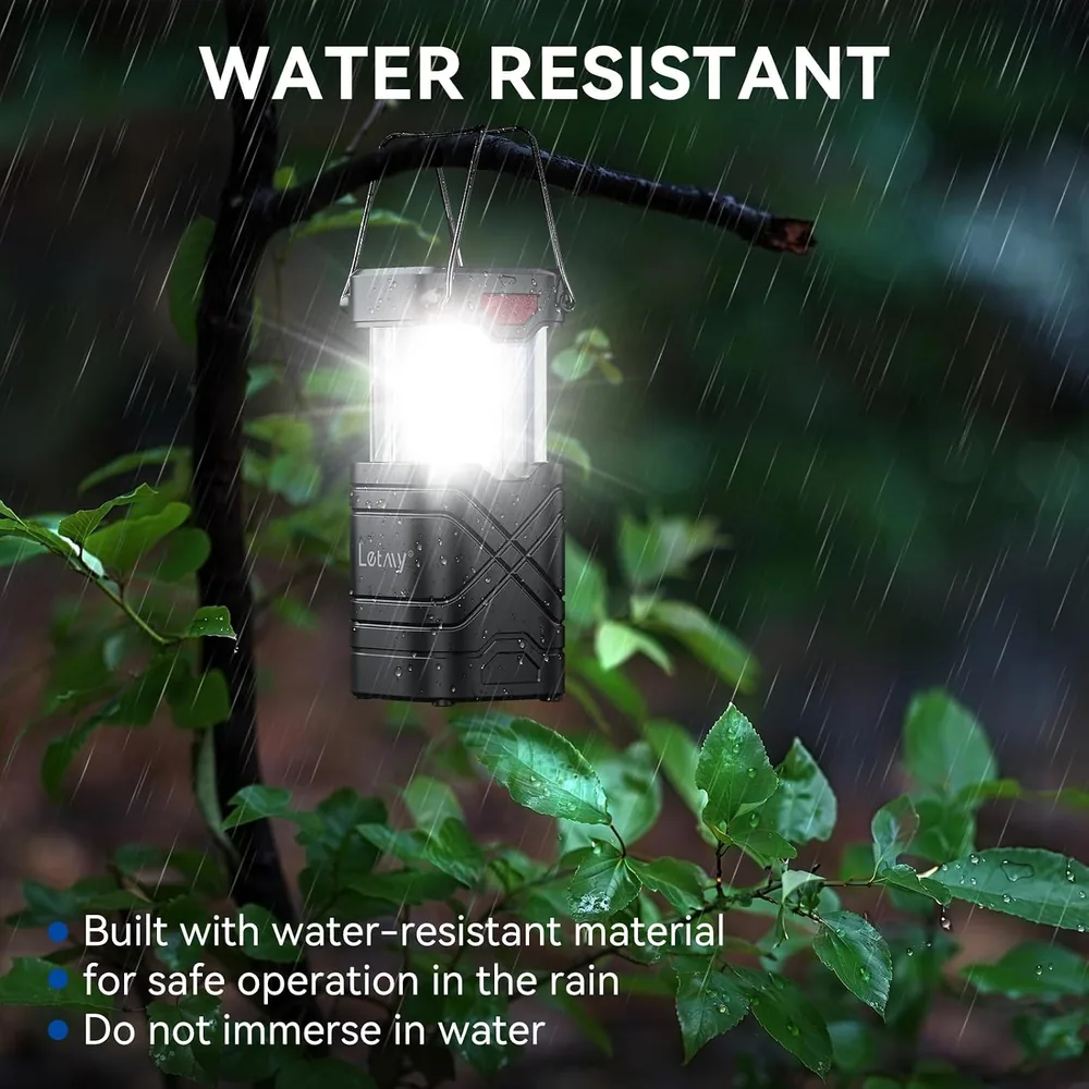 Letmy 3-Way Rechargeable Camping Lanterns, 4 Pack — view 5