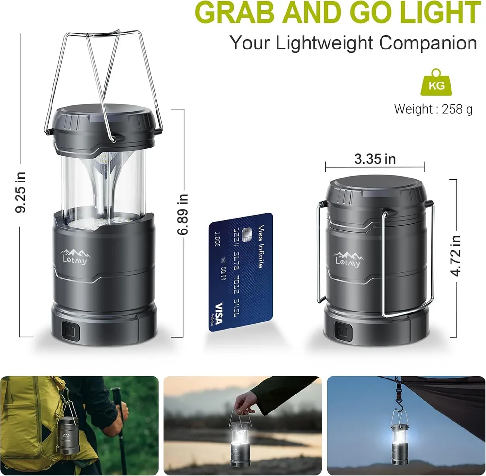 Letmy 65-LED Lanterns with 12 AA Batteries — view 6