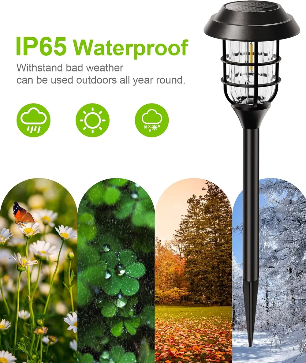 Letmy Filament Solar Pathway Lights — view 6
