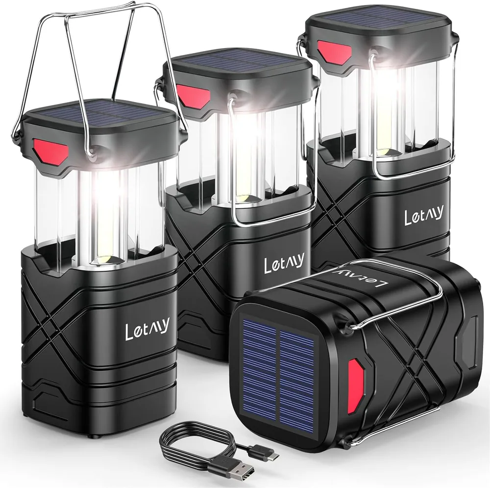 Letmy Lantern Bundle — Dimmable + Rechargeable, 4 Pack — view 2