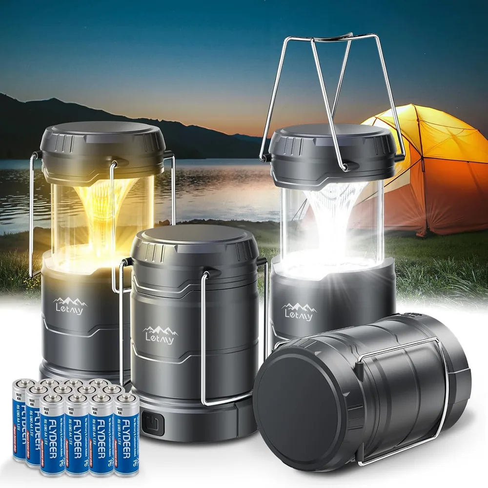Letmy Lantern Bundle — Dimmable + Rechargeable, 4 Pack — view 3