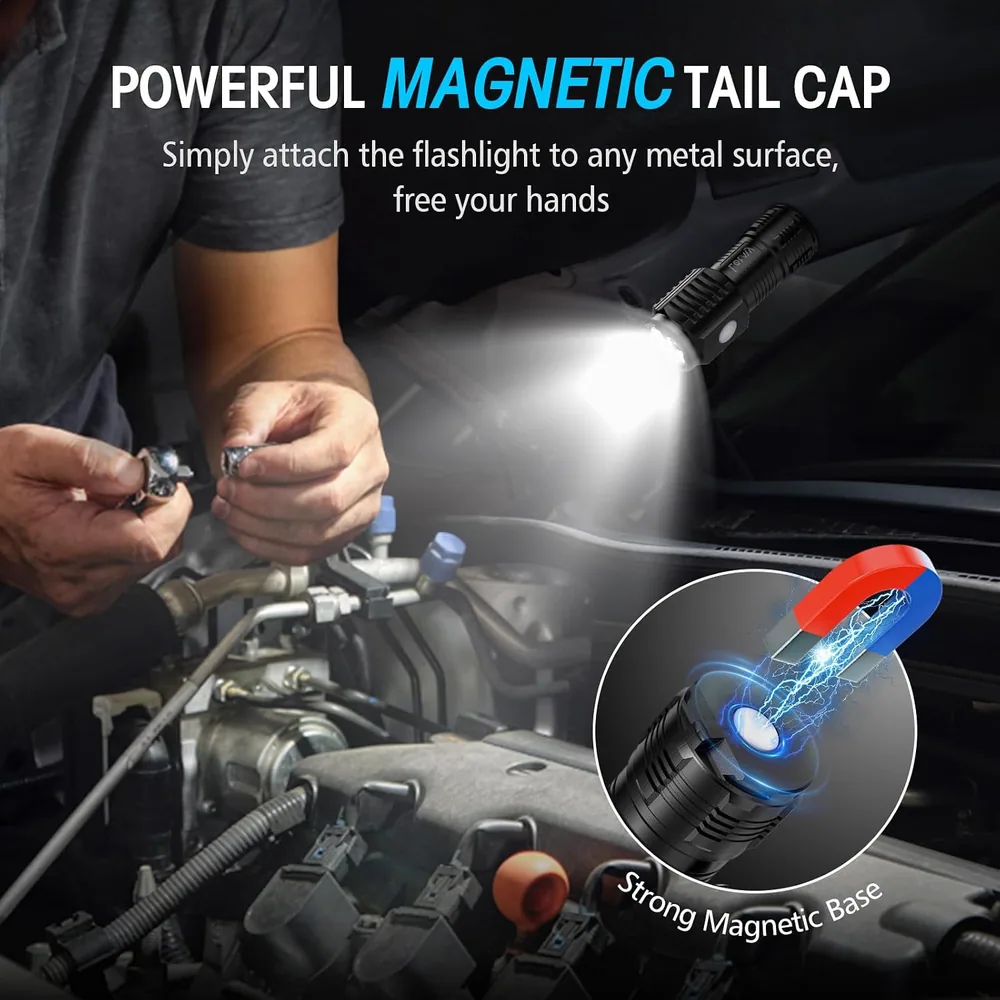 Letmy Magnetic Mini Rechargeable Flashlights — view 5