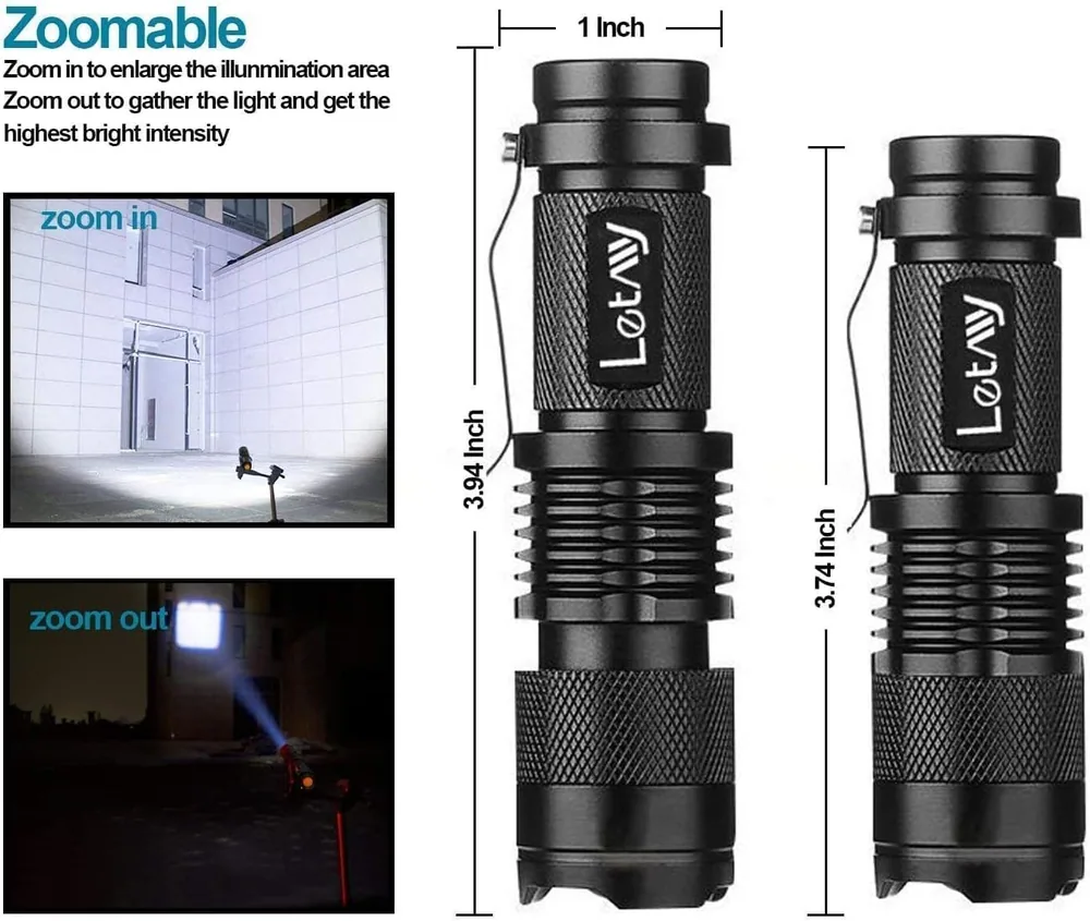 Letmy Mini AA Tactical Flashlight — view 2