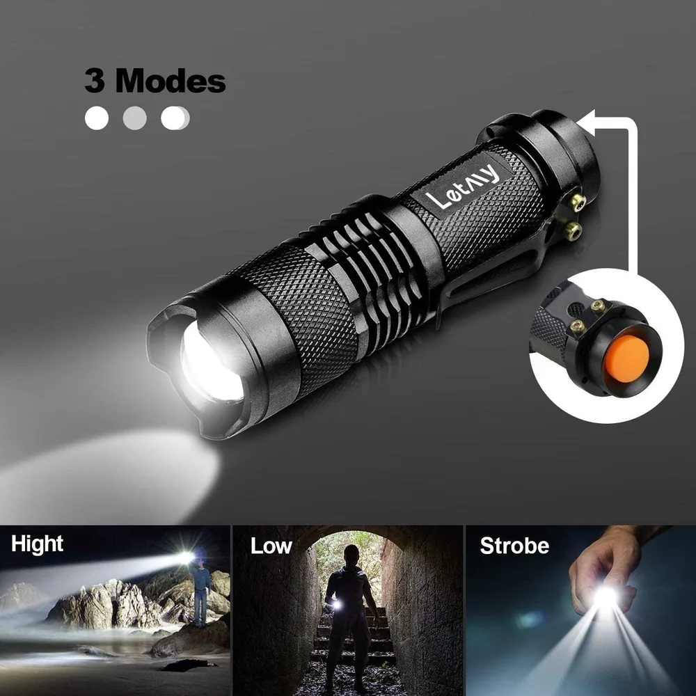 Letmy Mini AA Tactical Flashlight — view 3
