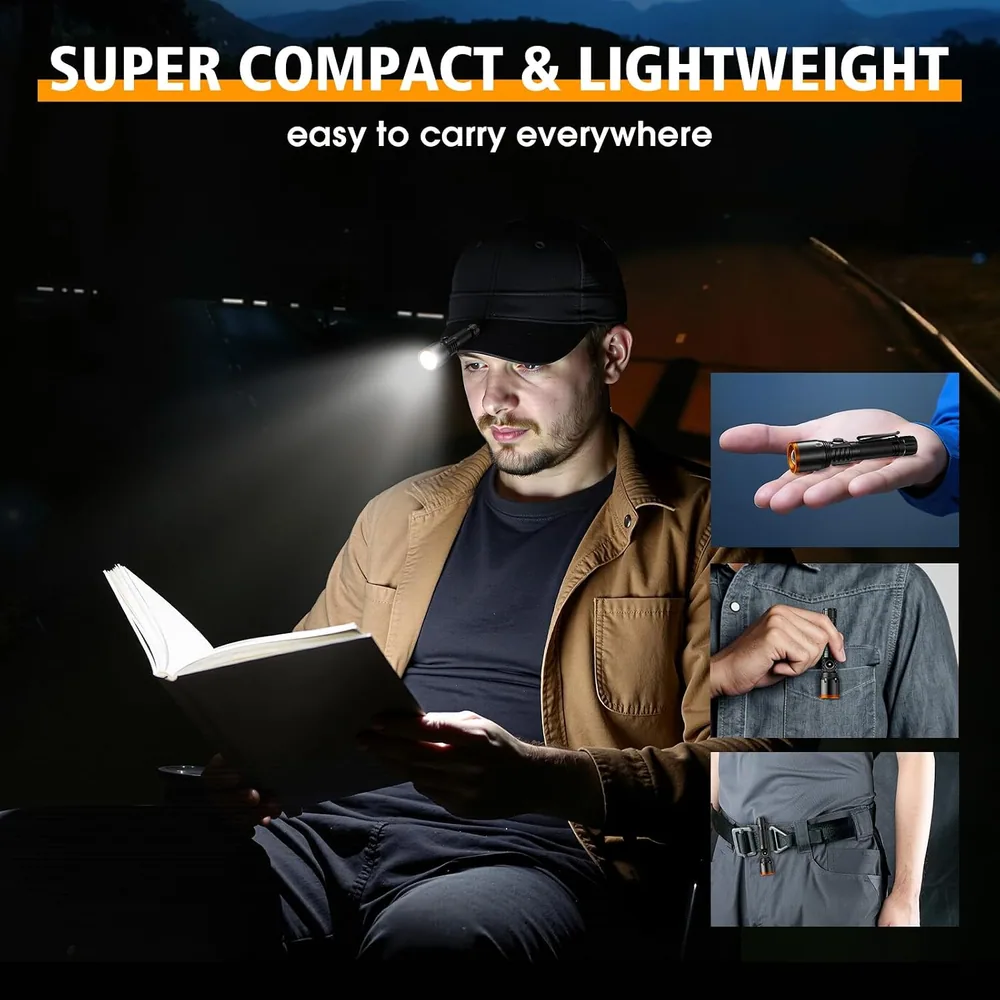 Letmy 800-Lumen Pocket Rechargeable Flashlight — view 4