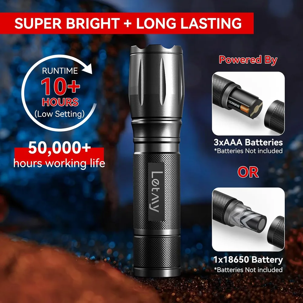 Letmy S2000 Tactical Flashlights — view 4