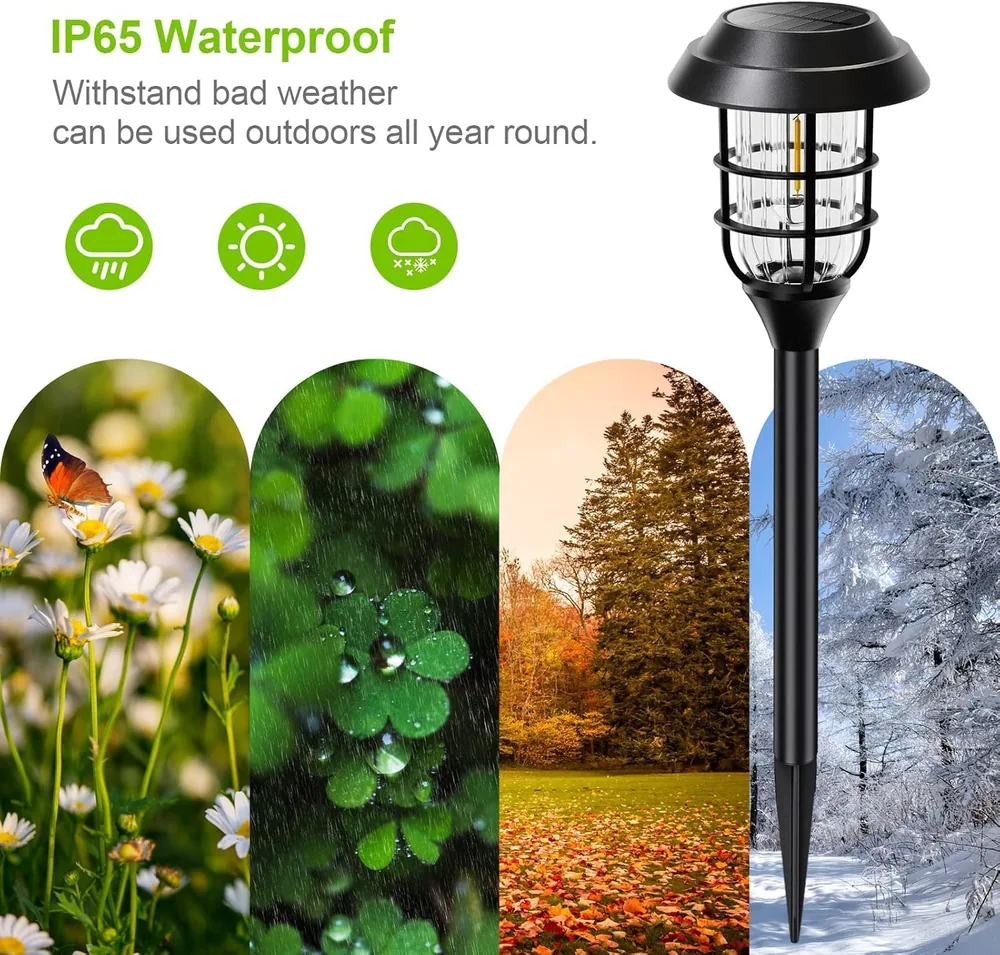 Letmy Solar Pathway Lights 8 + 12 Bundle — view 6