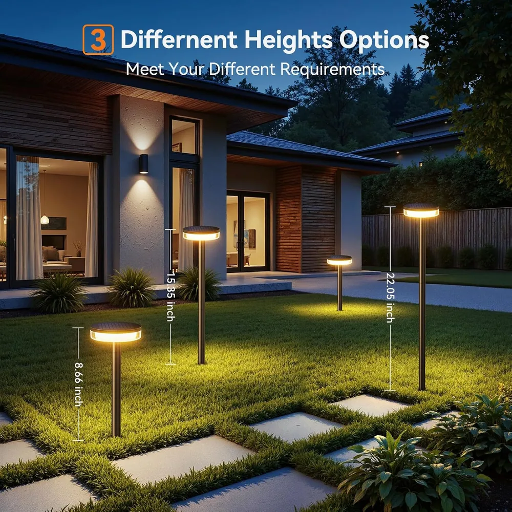 Letmy Tall 2X Brighter Solar Driveway Lights — view 6