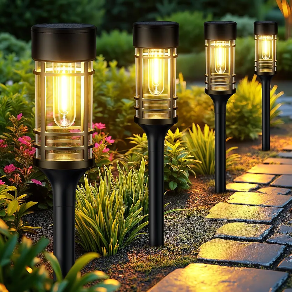Letmy 3000K Filament Garden Path Lights
