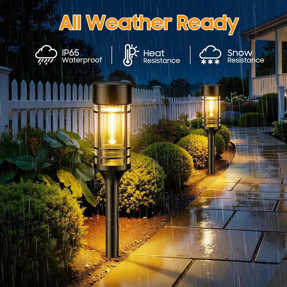 Letmy 3000K Filament Garden Path Lights — view 4